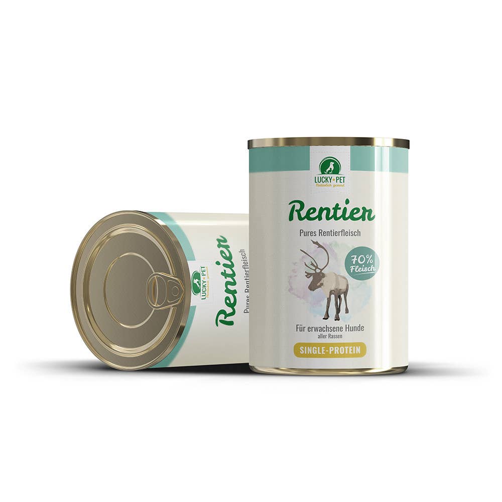 Lucky-Pet Pures Rentierfleisch 800 g