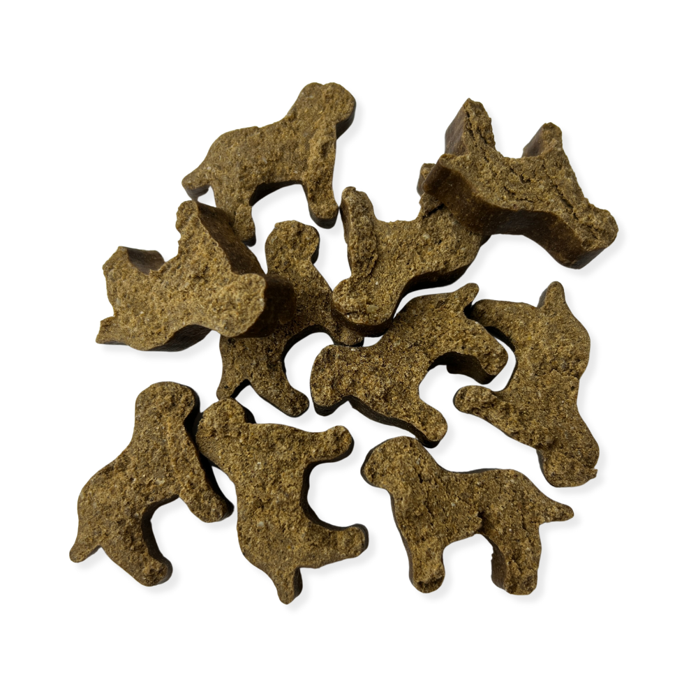 Wolf´s Nature ® Dog bites mit Strauß 400 g