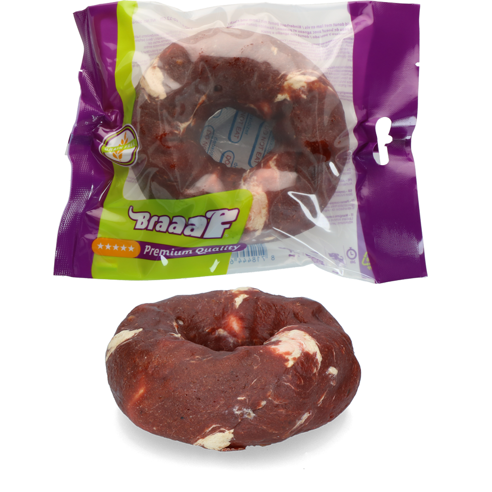 Braaaf Rohhaut Donut Lamm & Fisch