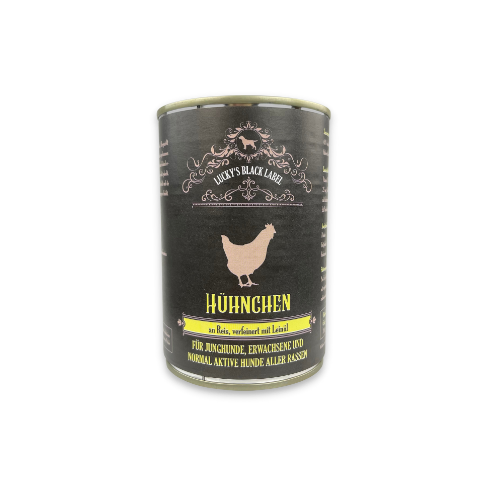 Lucky's Black Label Hühnchen an Reis 400 g