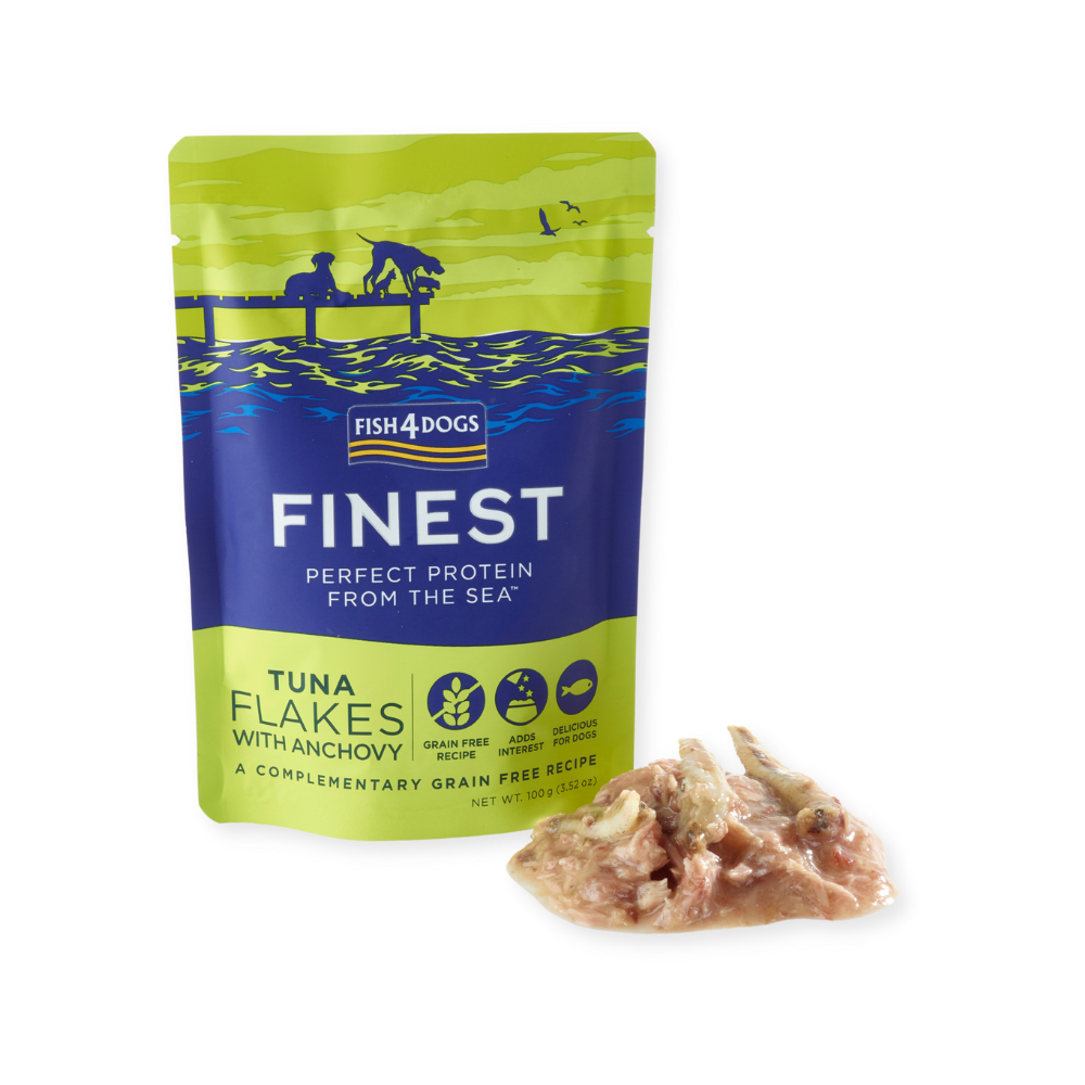 Fish4Dogs Finest Thunfischflocken mit Sardellen 100 g