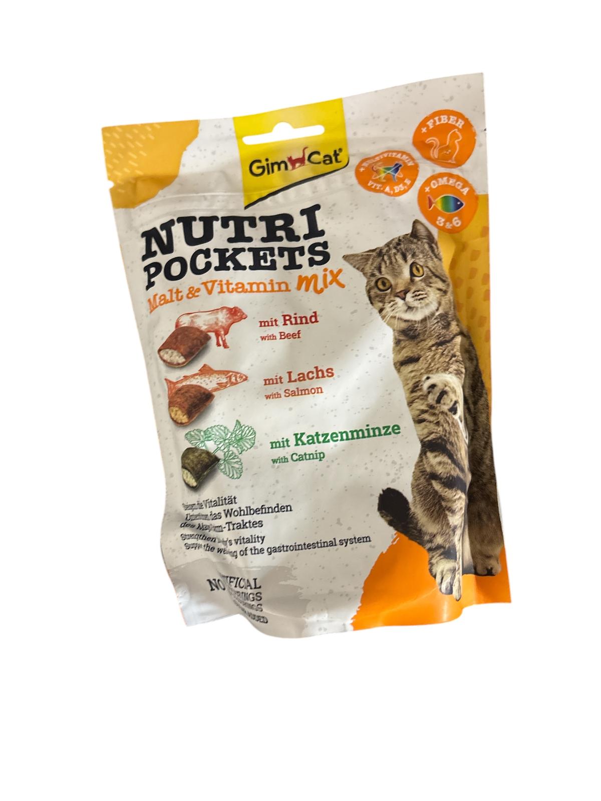 Gimcat Nutri pockets Malt&Vitamin mix 150 g