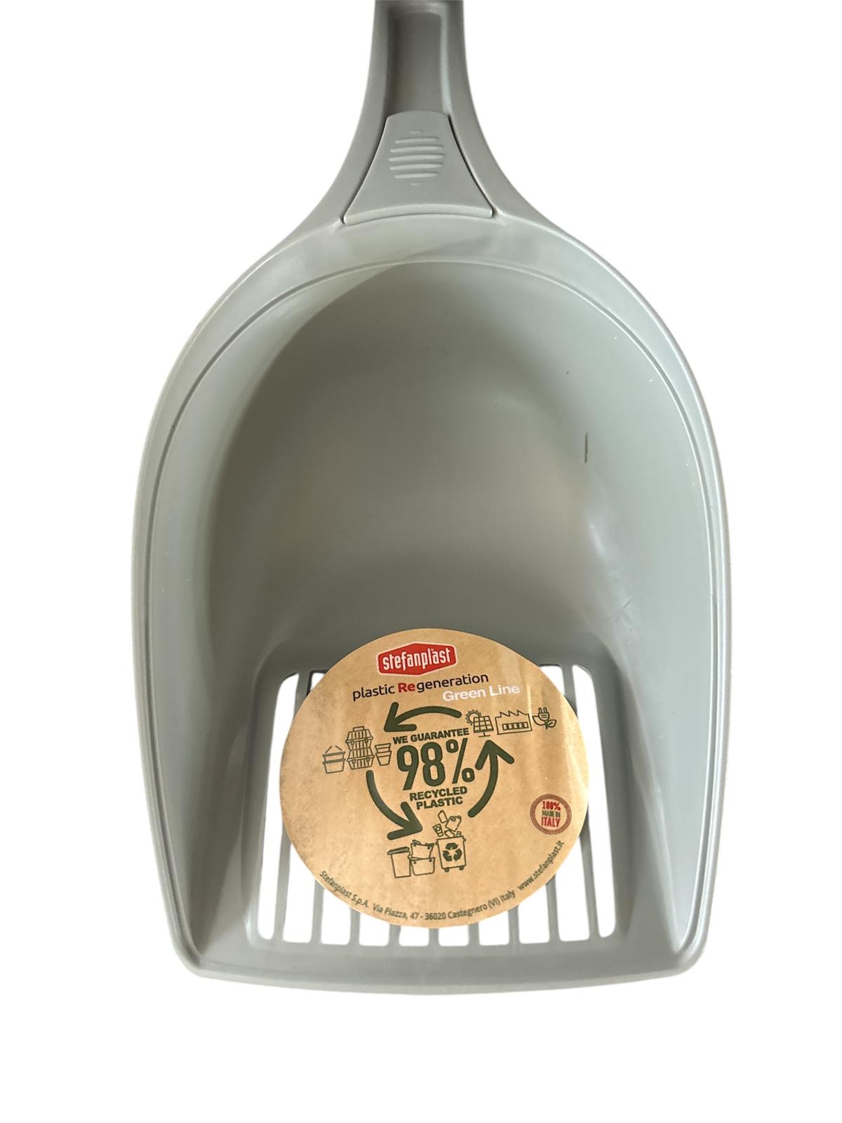 Katzenstreuschaufel singel Green Line Grau