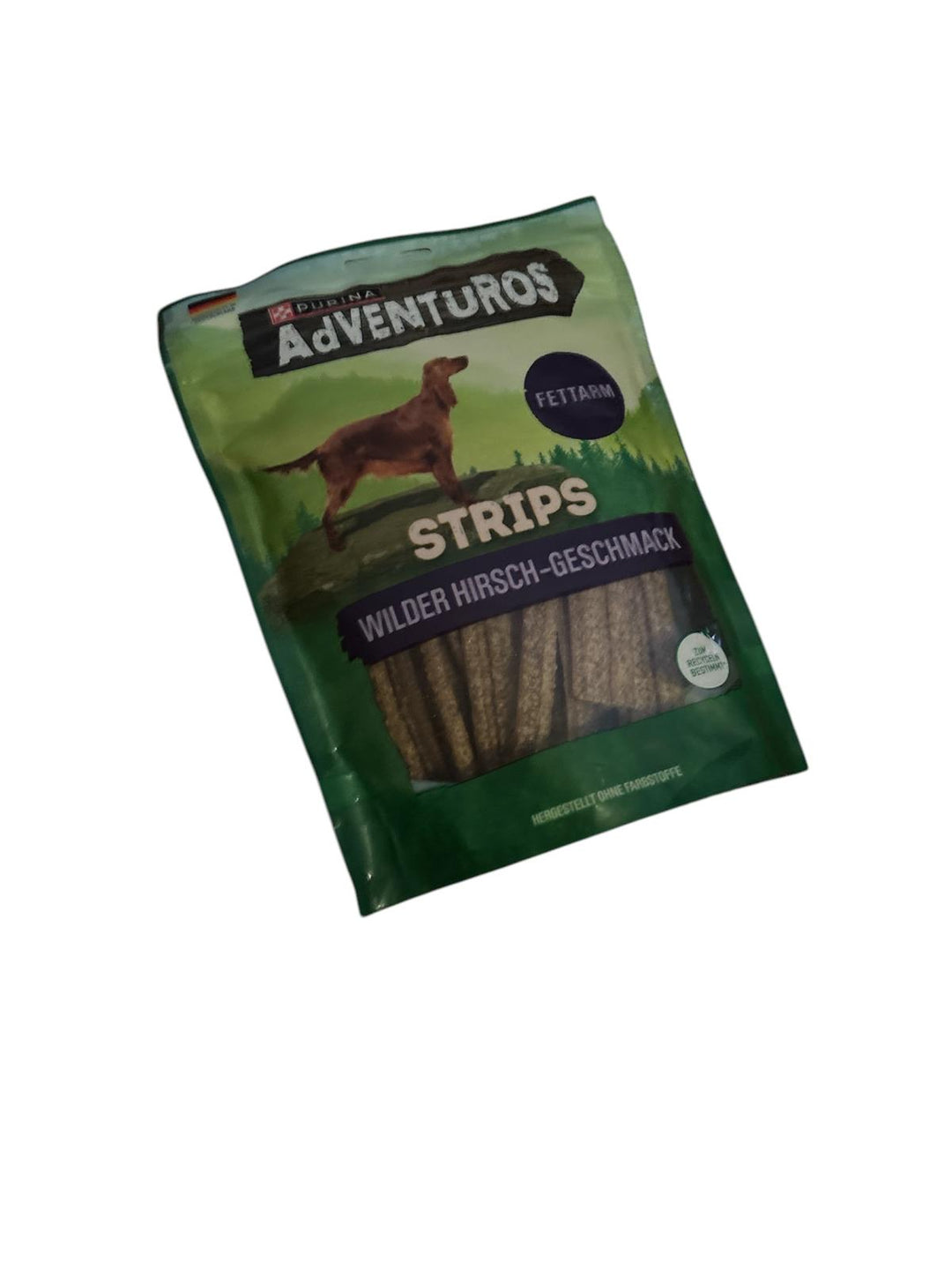 Adventuros Fettarm Strips Wilder Hirsch-Geschmack 90 g