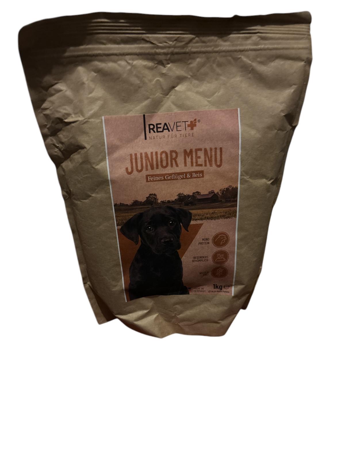REAVET Junior Menu Feines Geflügel & Reis 1 kg
