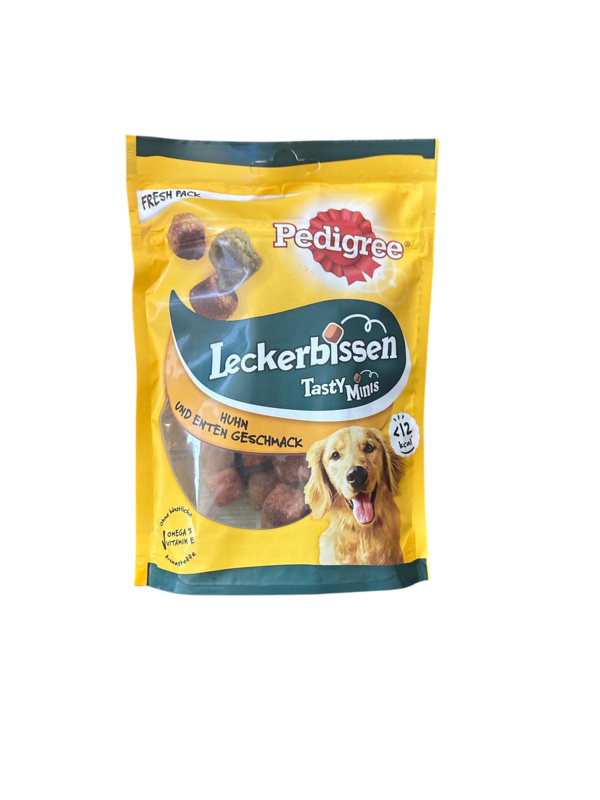 Pedigree Leckerbissen Tasty Minis Huhn und Enten Geschmack 130 g