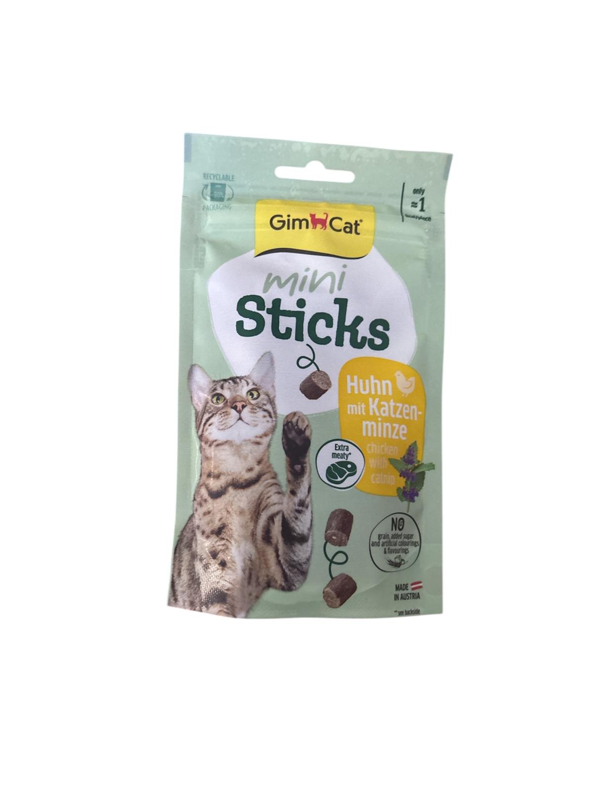 GimCat mini Sticks 50 g Huhn mit Katzeminze