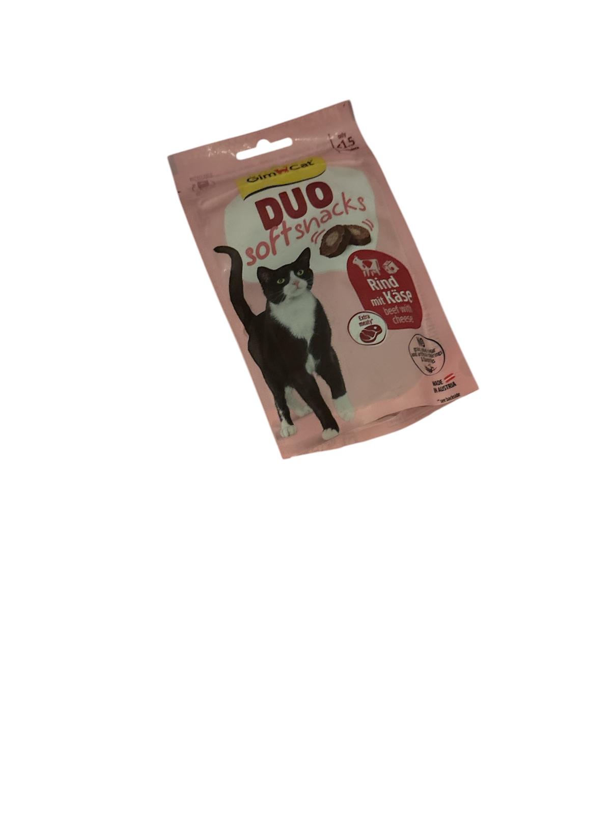 GimCat Duo softsnacks Rind mit Käse 50 g