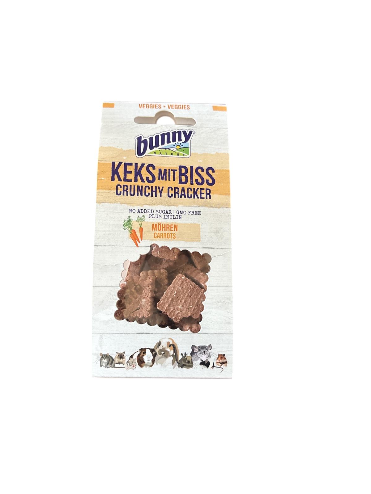 bunny Kesks mit Biss Crunchy Cracker mit Möhren 50