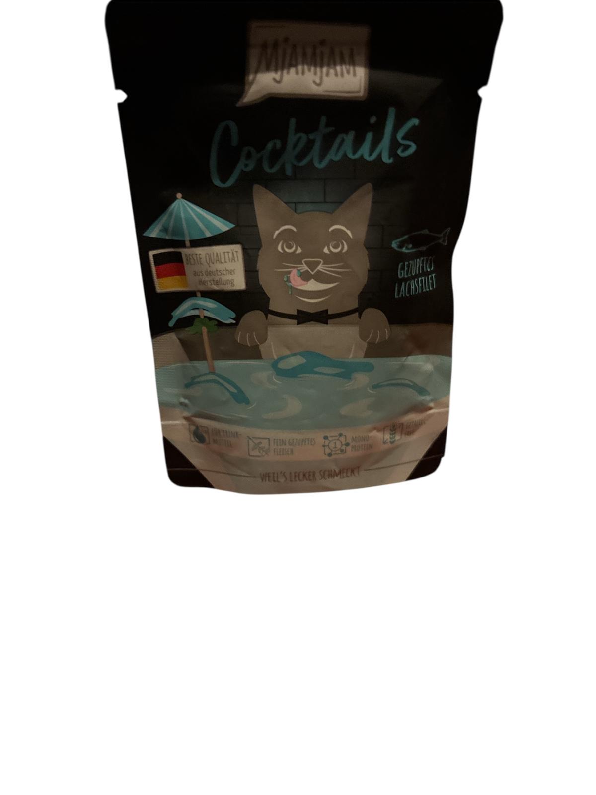 MjAMjAM Cocktails Gezupftes Lachsfilet 40 g