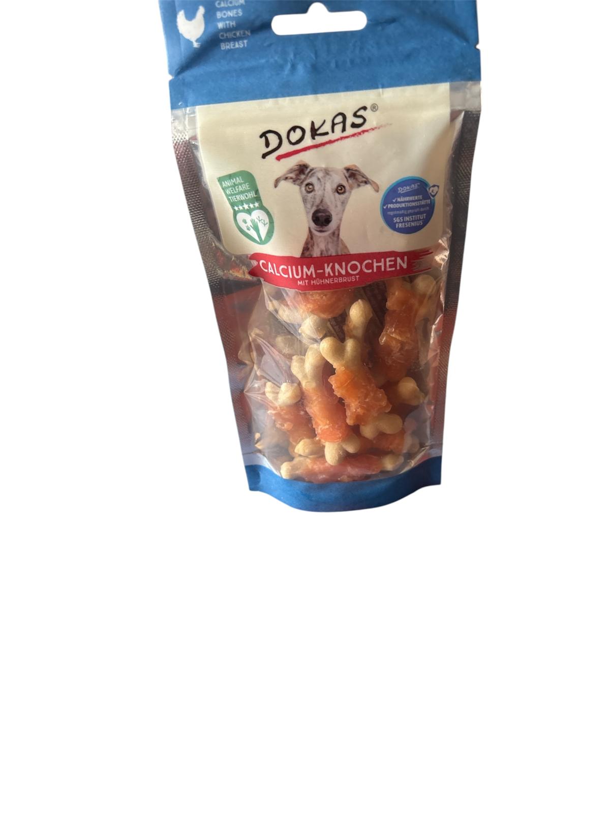 Dokas Calcium-Knochen  Mit Hühnerbrust 75 g