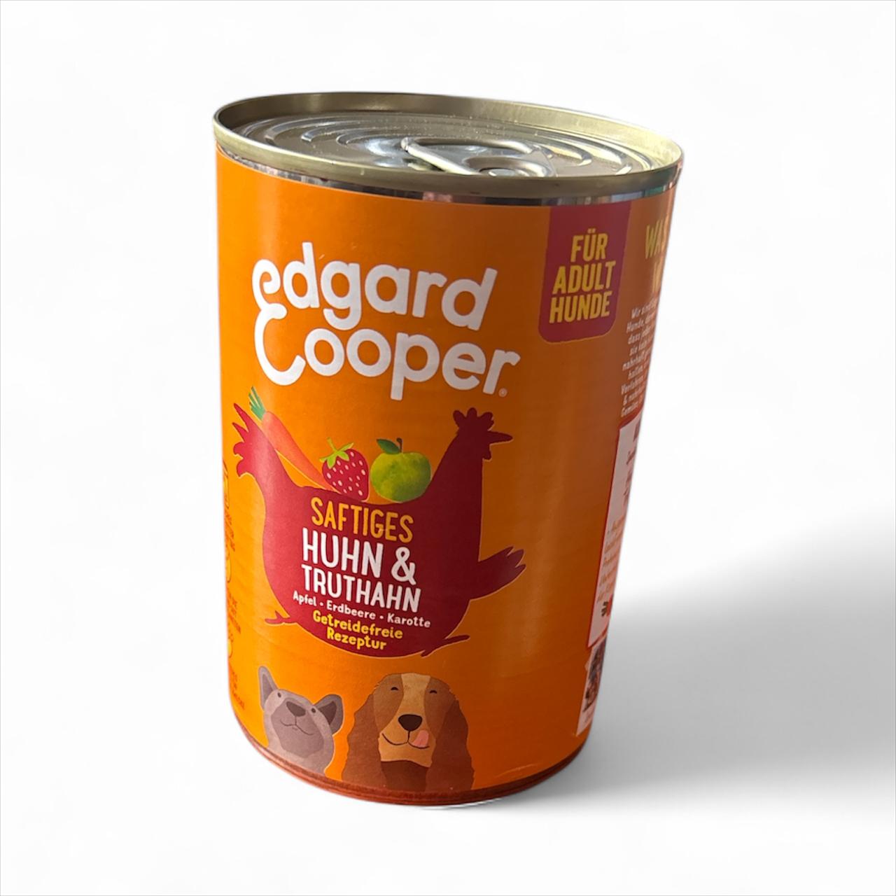 Edgard & Cooper Nassfutter Für Hund Saftiges Huhn & Truthahn 400g
