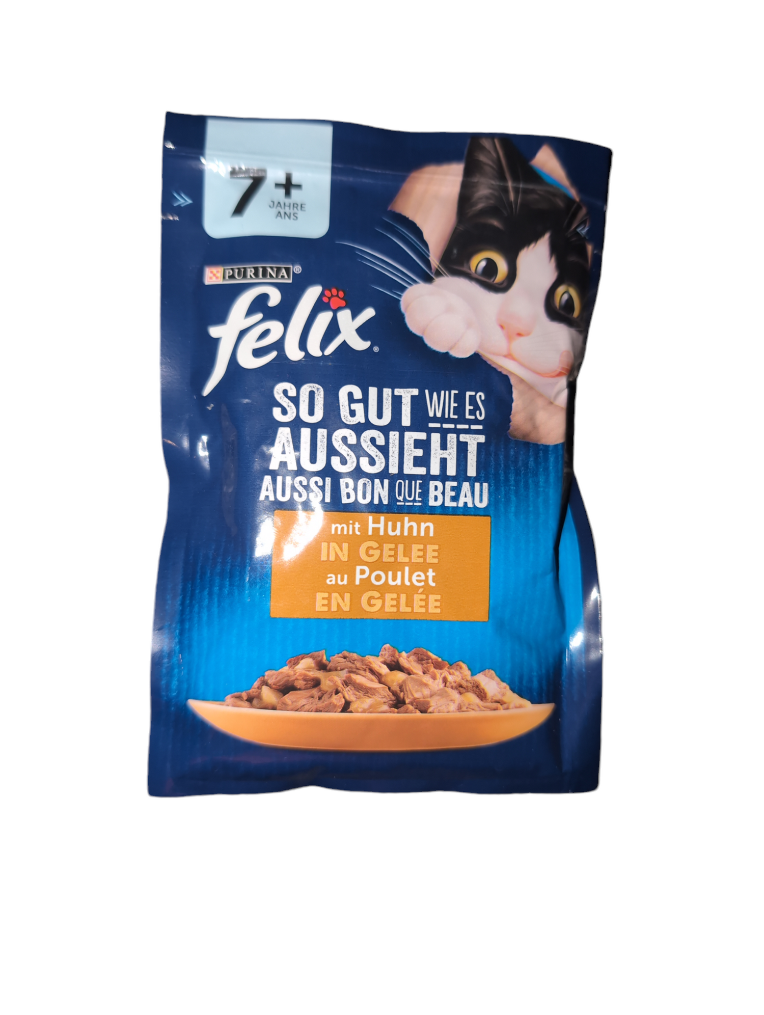 felix mit Huhn in Gelee