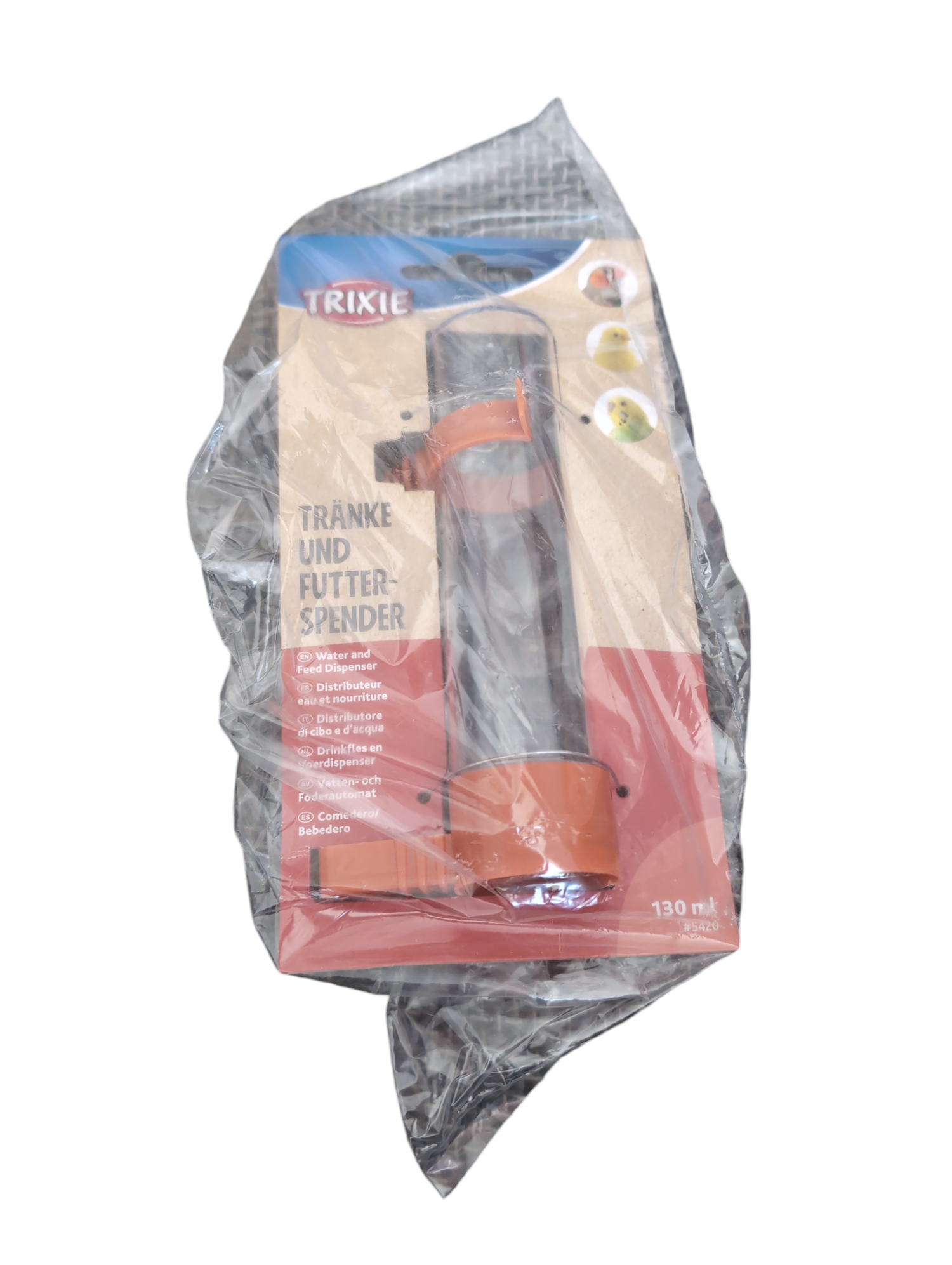 TRIXIE Tränke und Futterspender in braun 130 ml