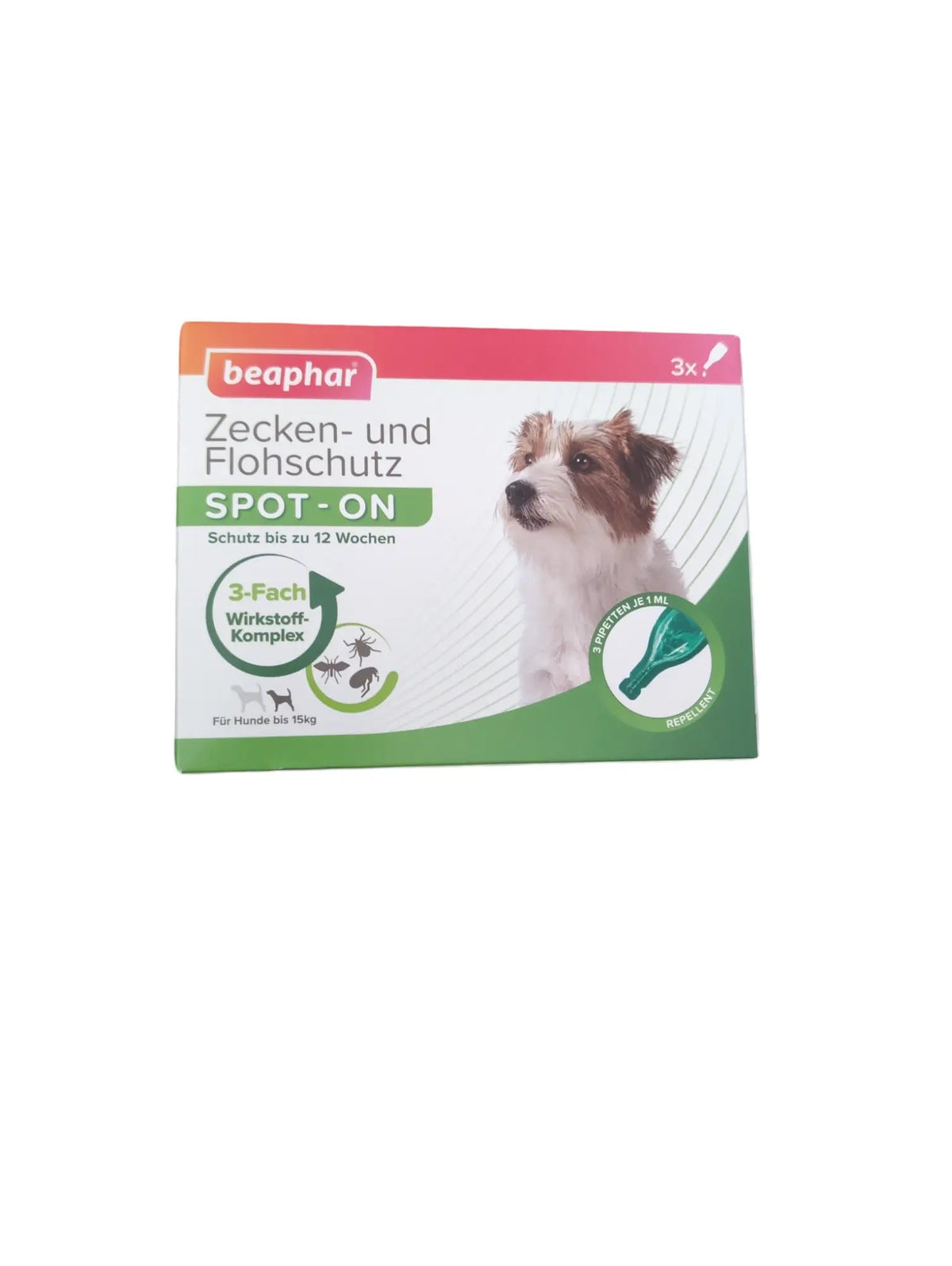 beaphar Zecken und Flohschutz 3 Pipetten je 1 ml kaufen bei shop_name - 