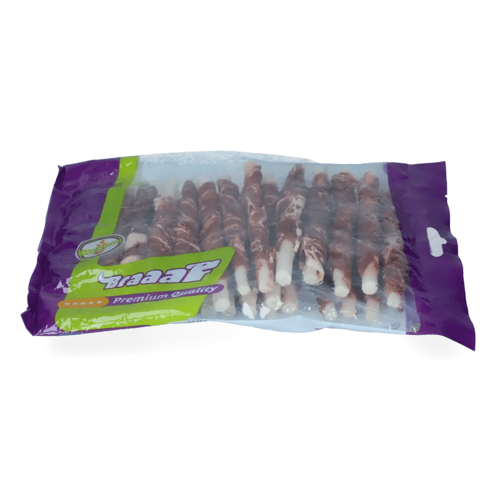 Braaaf Rohhaut - Rollen Sticks Rind & Fisch - 25 Stk. kaufen bei shop_name - 