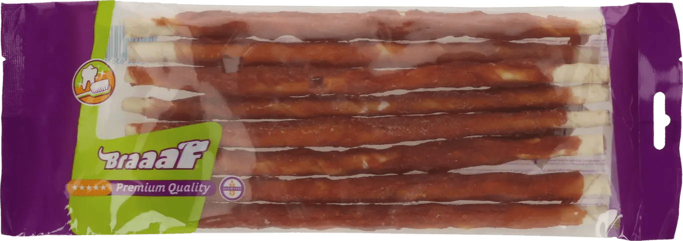 Braaaf Rohhaut Twister Ente (8 Stk.) - 25 cm kaufen bei shop_name - 