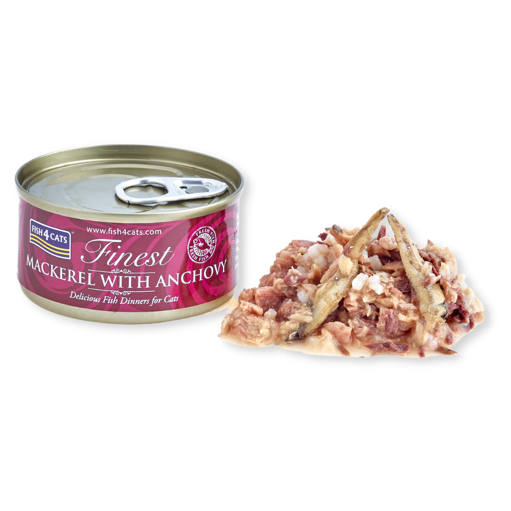 Fish4Cats Finest Makrele mit Sardellen 70 g