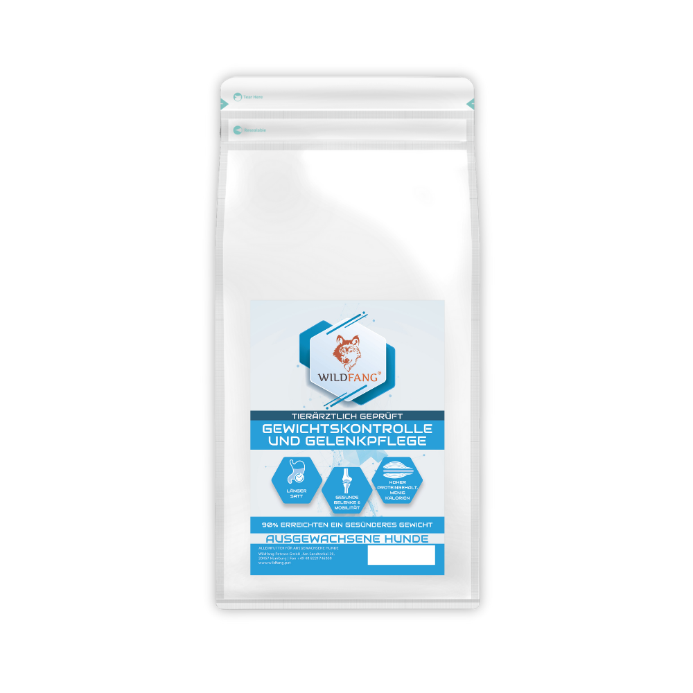 VetLine Trockenfutter mit Peptiden für Hunde - Gewichtskontrolle und Gelenkpflege