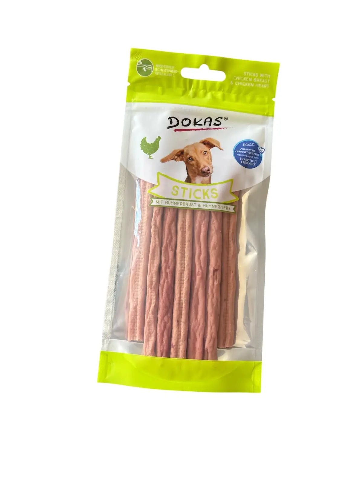 Dokas Sticks mit Hühnerbrust und Hünerherzen 60 g kaufen bei shop_name - 