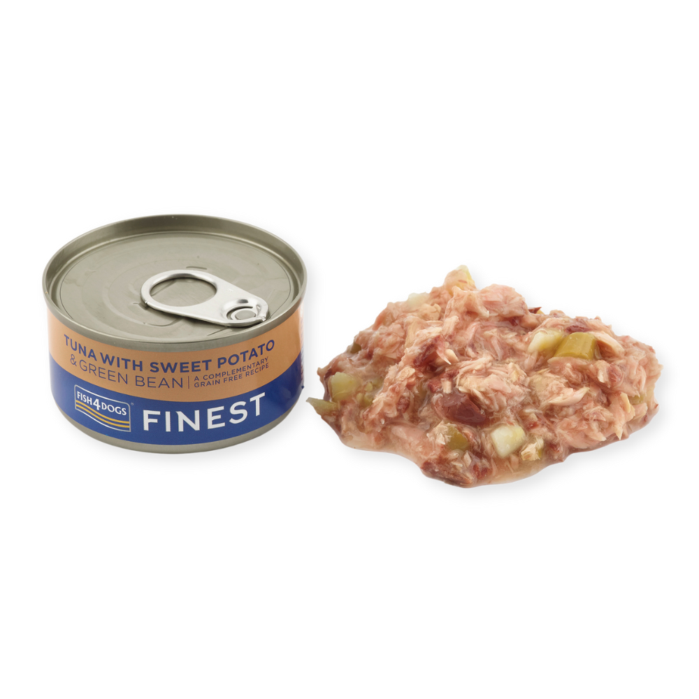 Fish4Dogs Finest Thunfisch mit Süßkartoffeln & Bohnen 85 g
