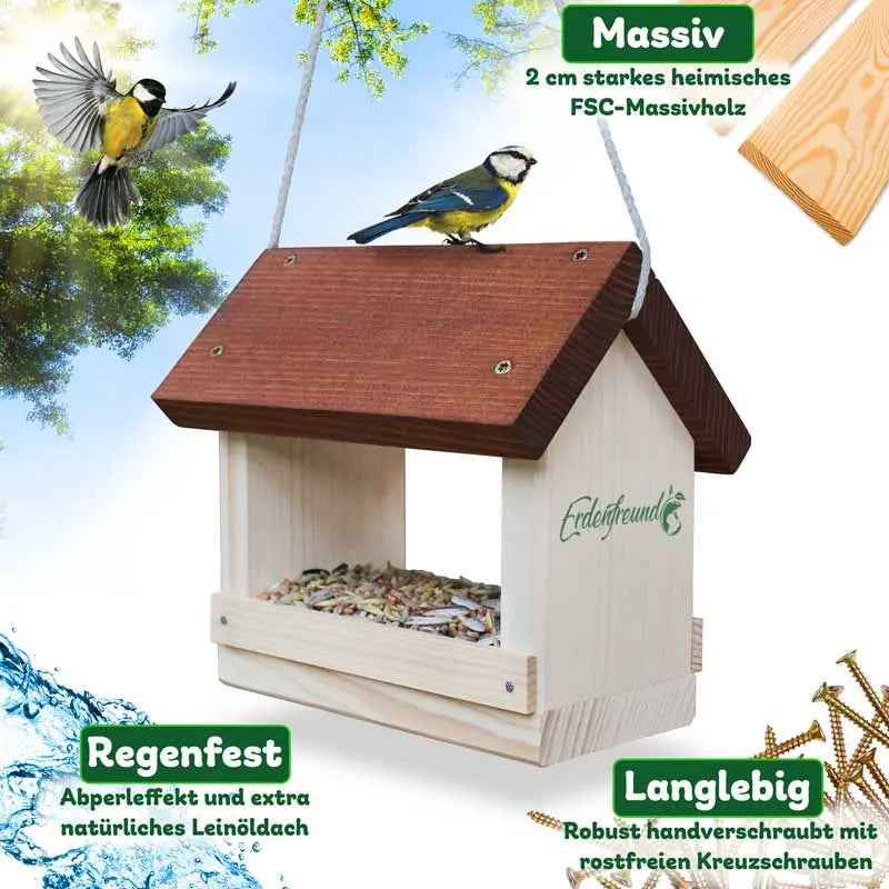 ERDENFREUND® Vogelfutterhaus L kaufen bei shop_name - 