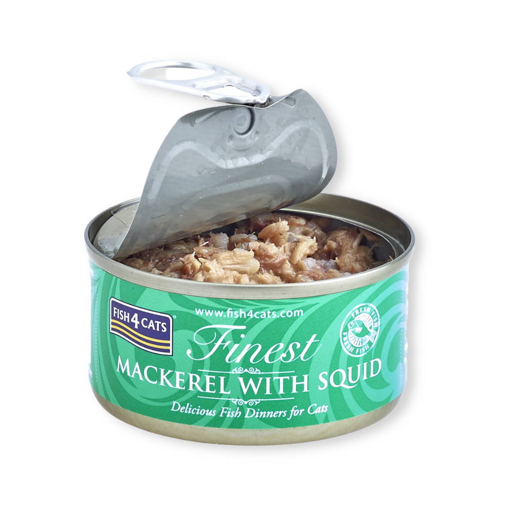 Fish4Cats Finest Makrele mit Tintenfisch 70 g