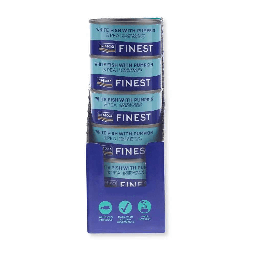 Fish4Dogs Finest Weißfisch mit Kürbis & Erbsen 85 g kaufen bei shop_name - 