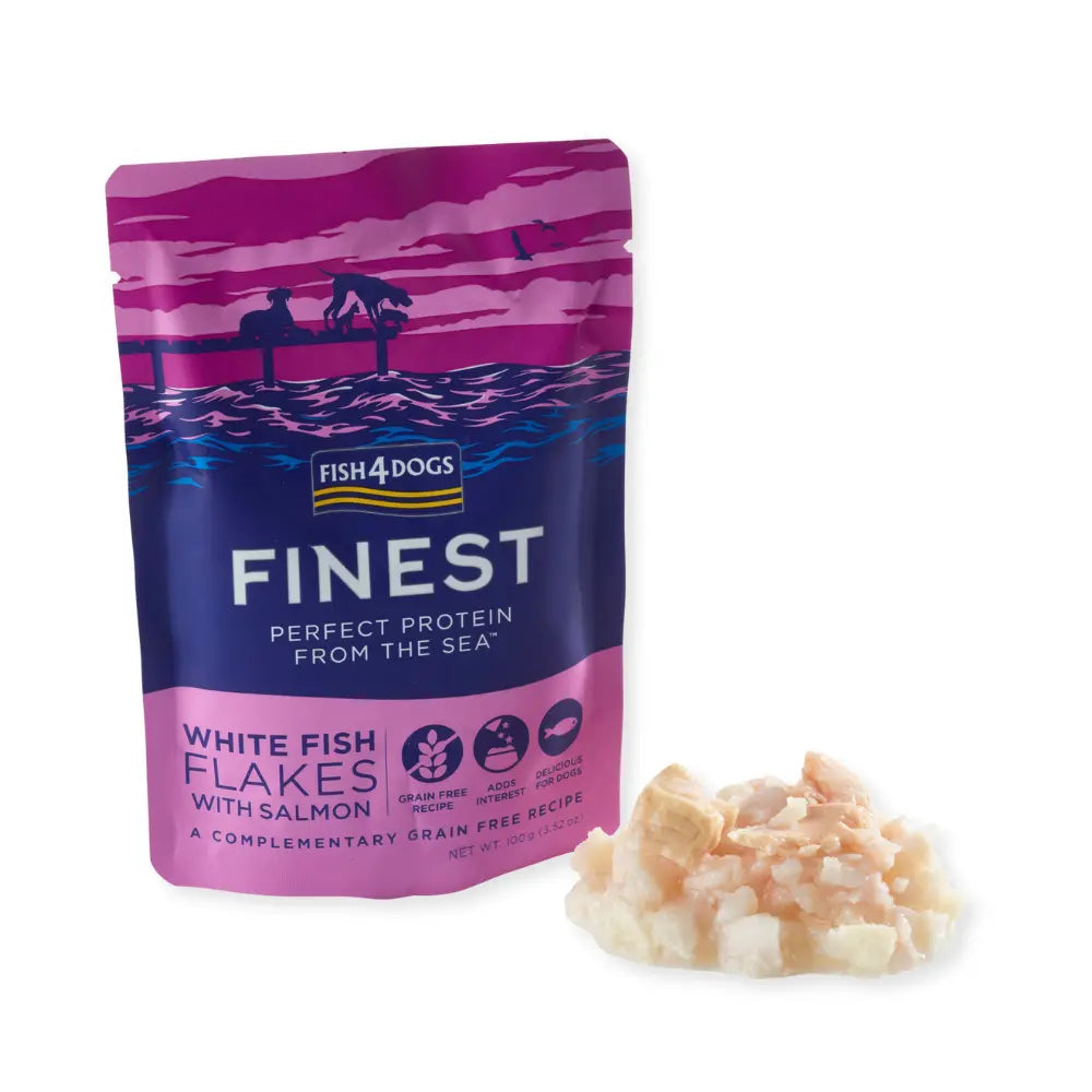 Fish4Dogs Finest Weißfischflocken mit Lachs 100 g kaufen bei shop_name - 