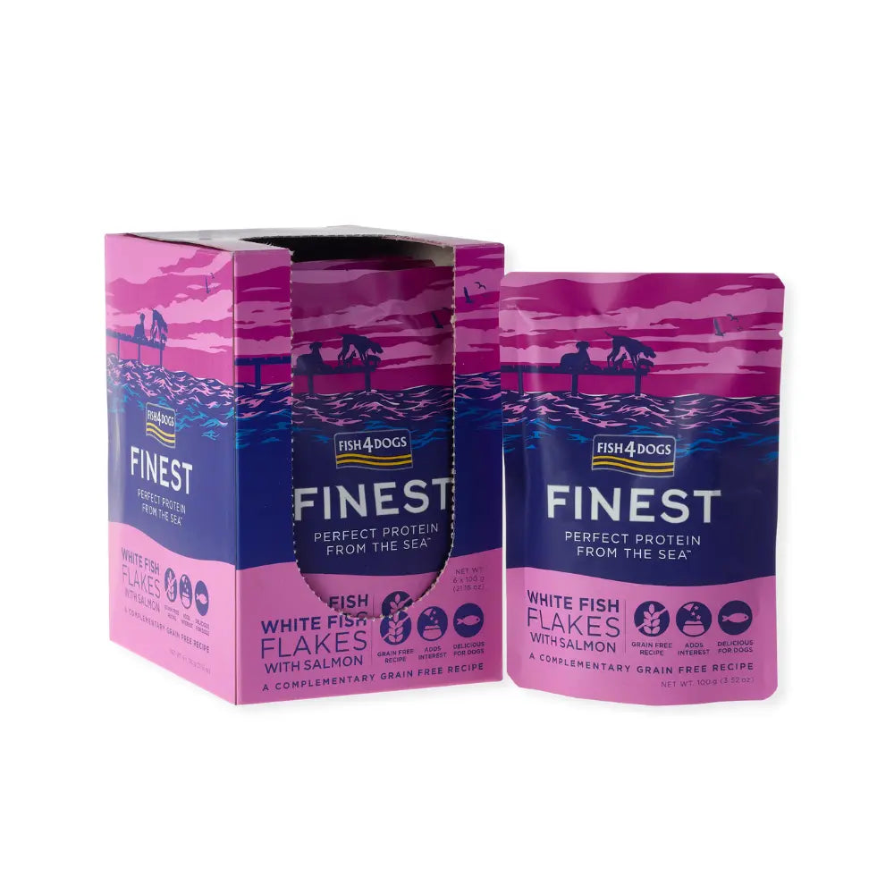 Fish4Dogs Finest Weißfischflocken mit Lachs 100 g kaufen bei shop_name - 