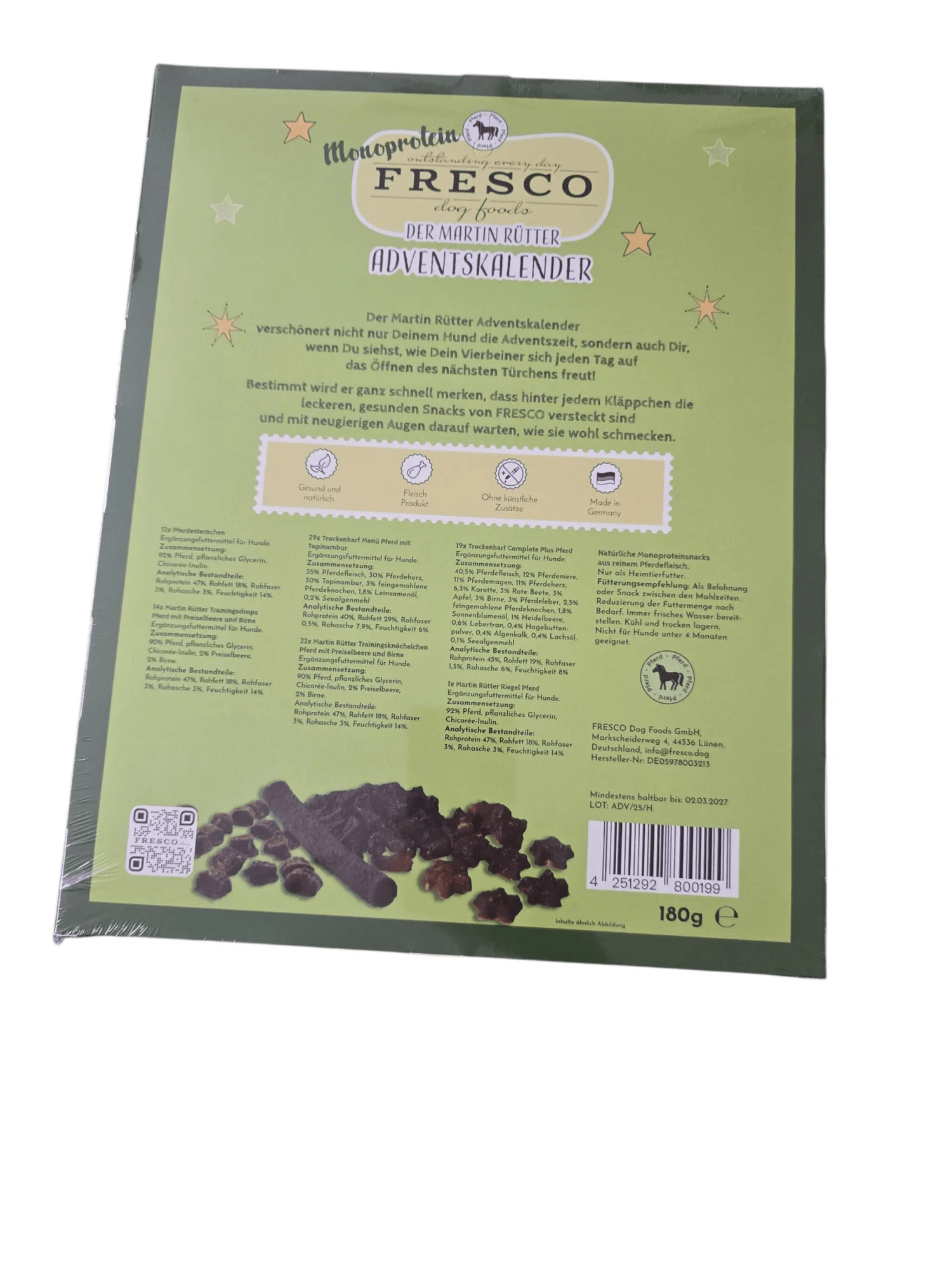 FRESCO Adventskalender Monoprotein 180 g kaufen bei shop_name - 