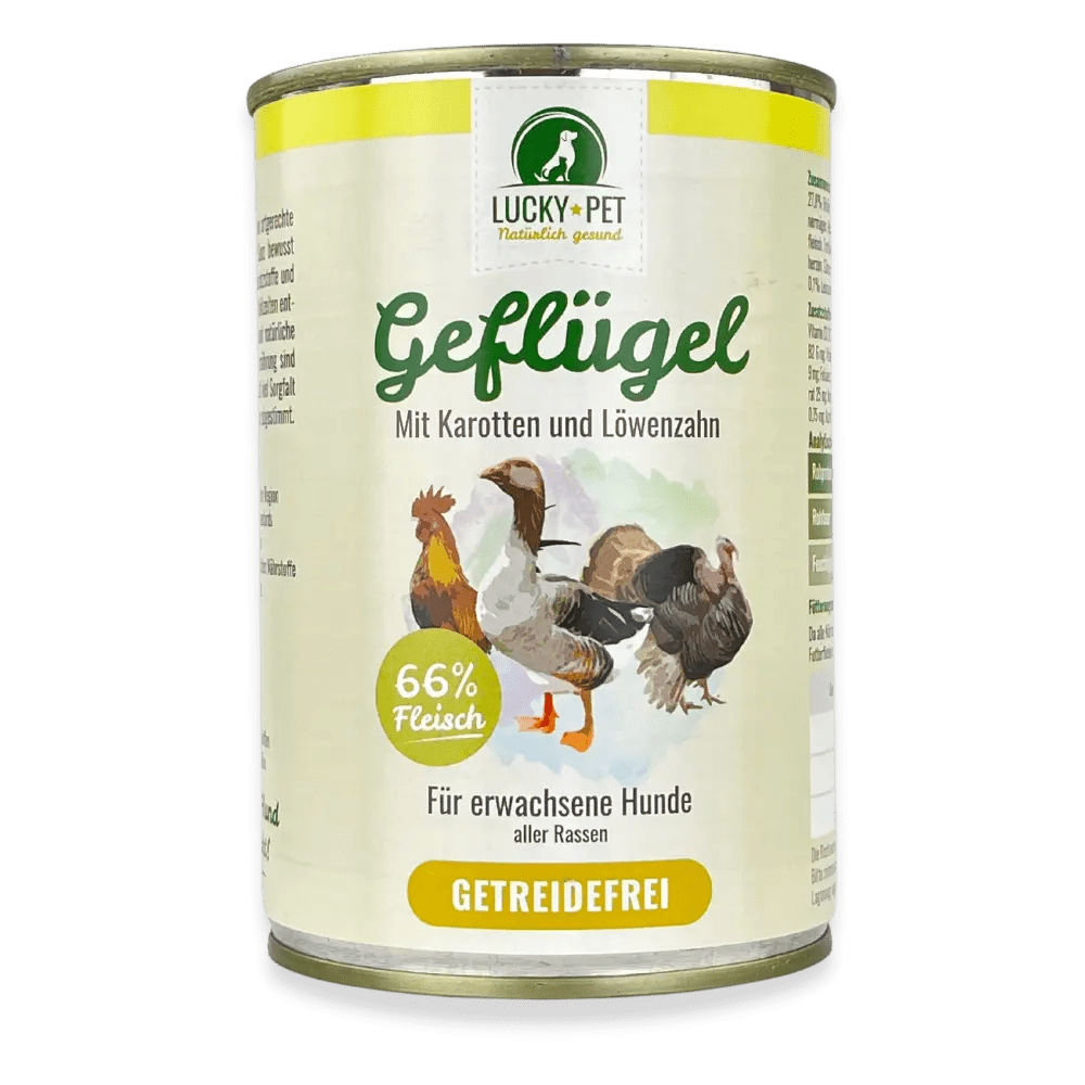 Lucky - Pet Geflügel mit Karotten und Löwenzahn kaufen bei shop_name - 