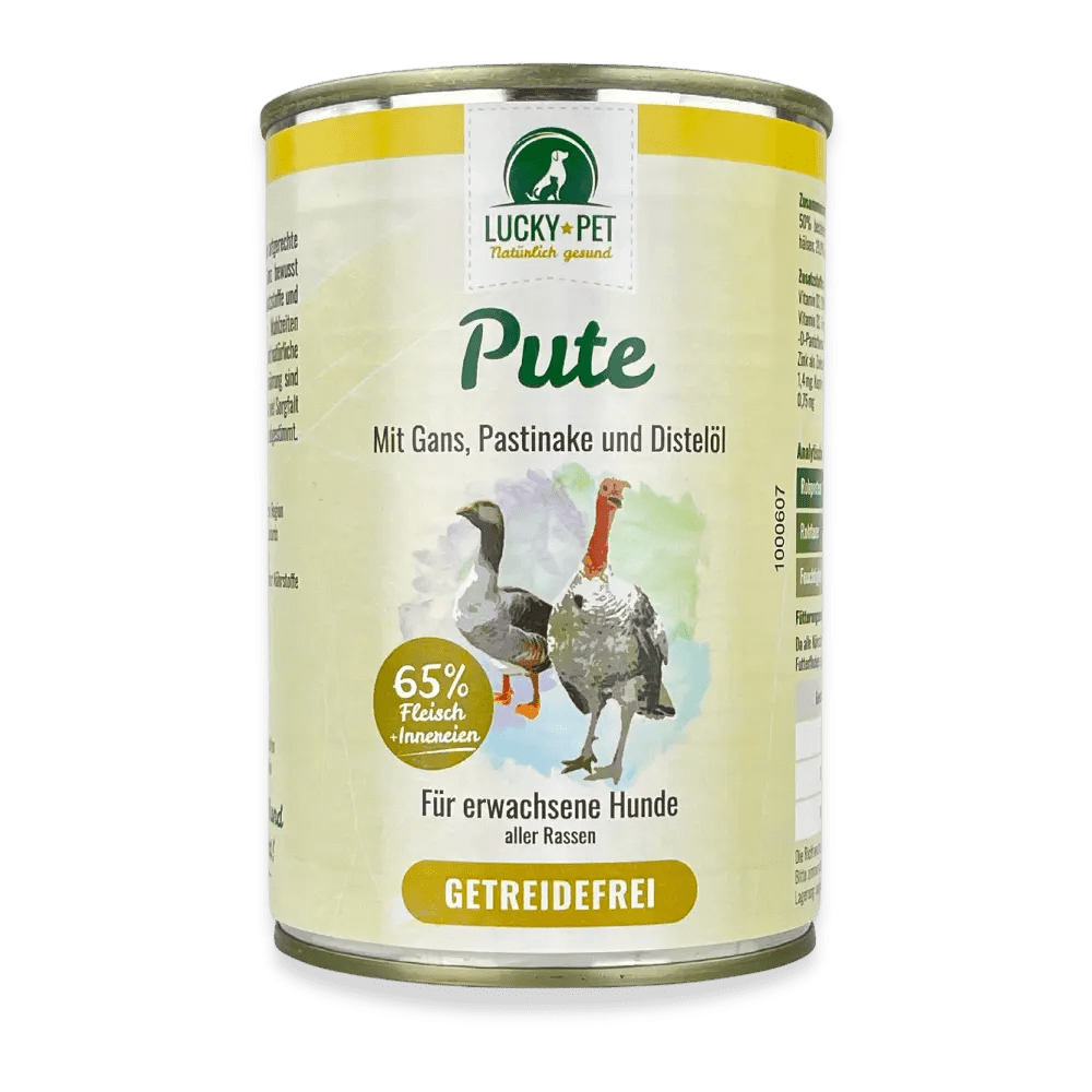 Lucky - Pet Pute mit Gans, Pastinake und Distelöl kaufen bei shop_name - 