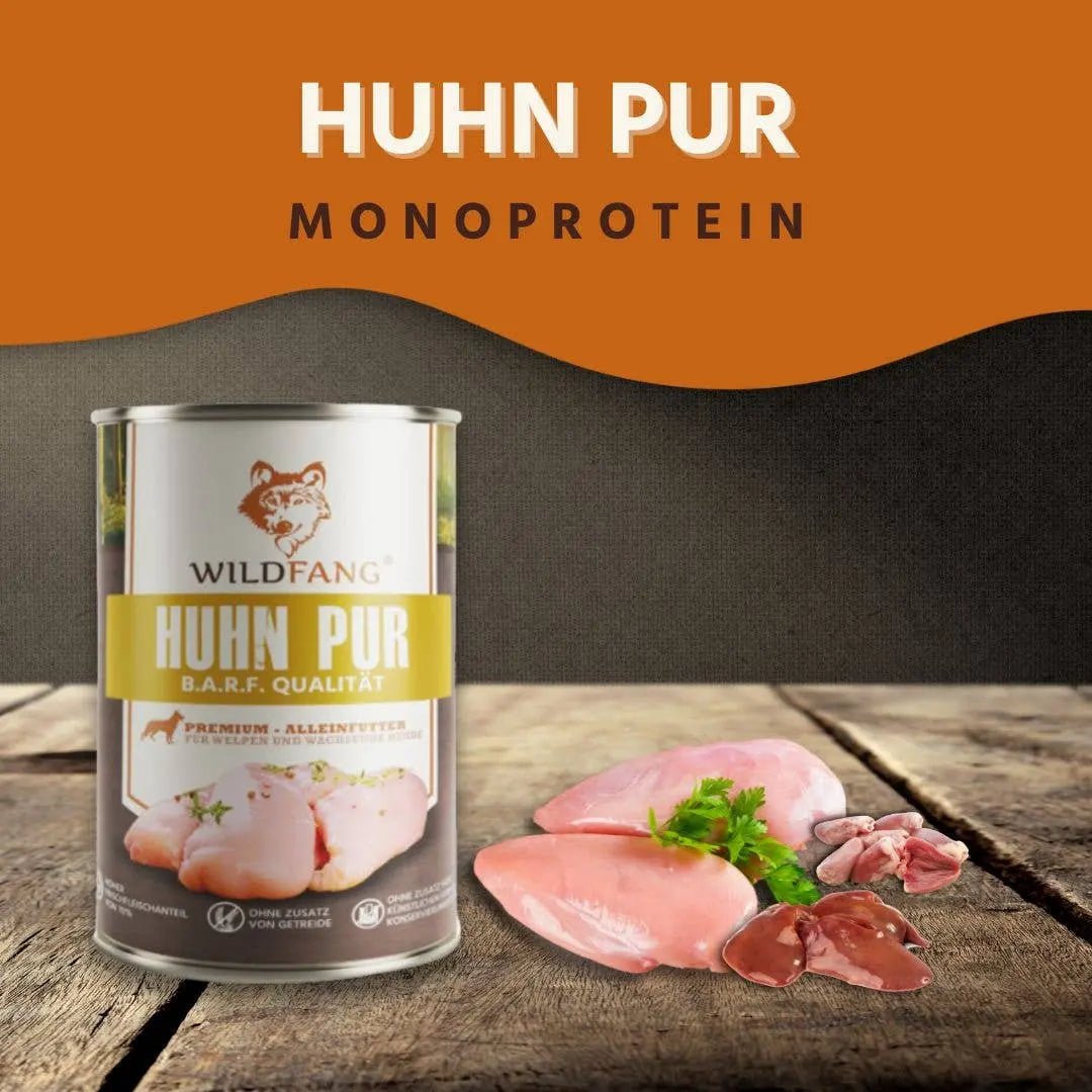 Nassfutter Huhn pur - BARF Qualität kaufen bei shop_name - 
