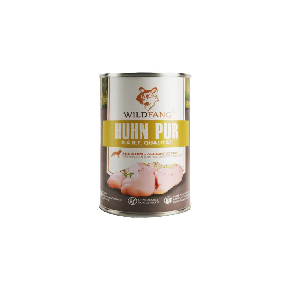 Nassfutter Huhn pur - BARF Qualität kaufen bei shop_name - 