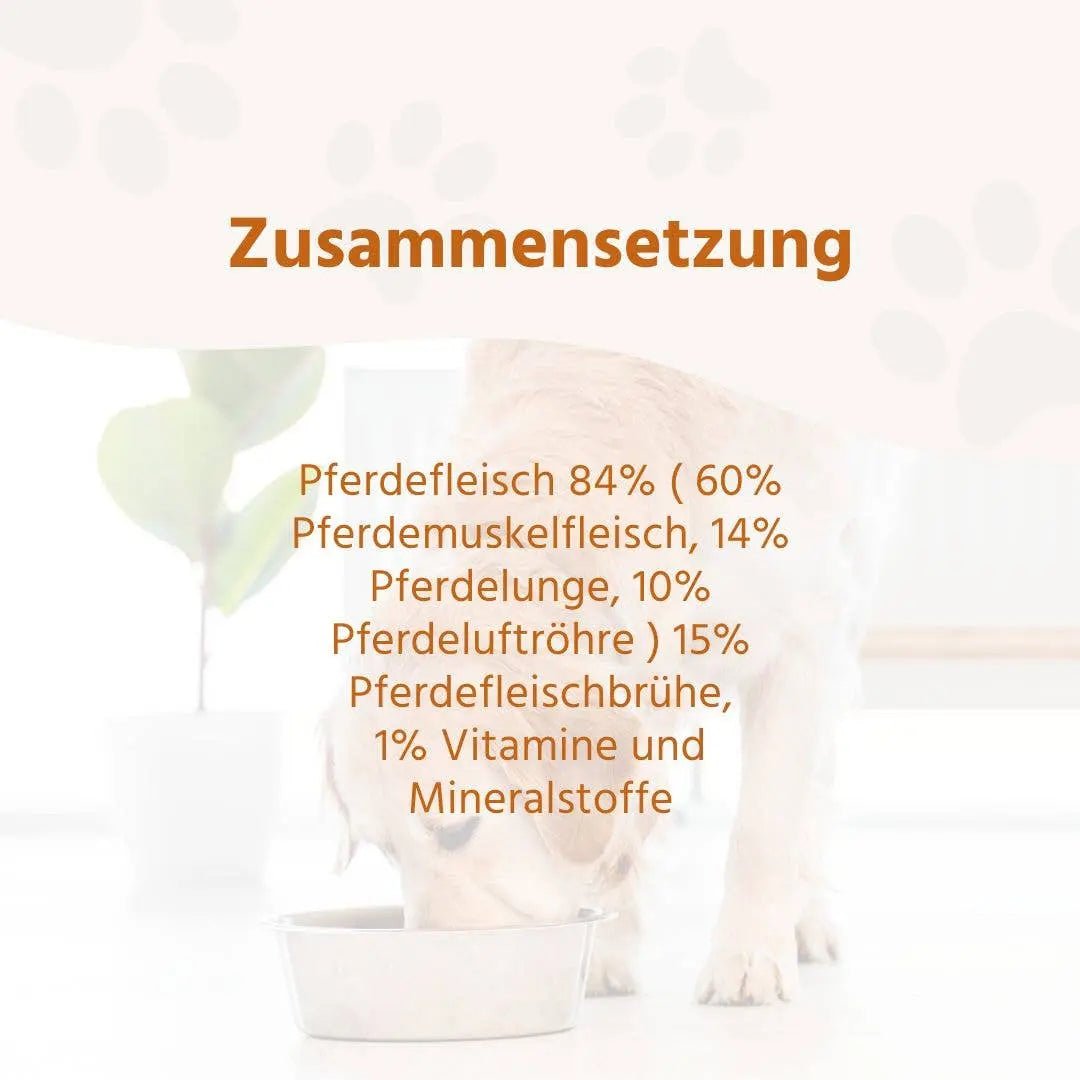 Nassfutter Pferd pur - BARF Qualität kaufen bei shop_name - 