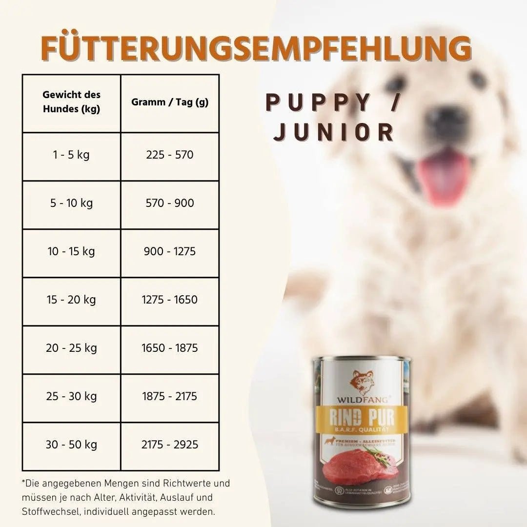 Nassfutter Rind pur - BARF Qualität kaufen bei shop_name - 