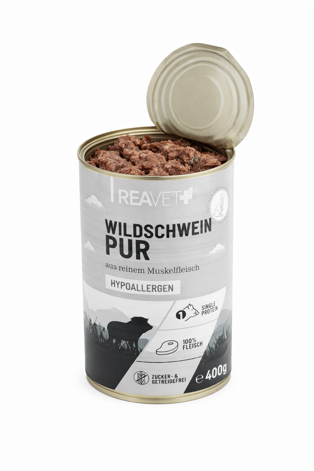 Reavet Wildschwein Pur Hypoallergen 400 g kaufen bei shop_name - 
