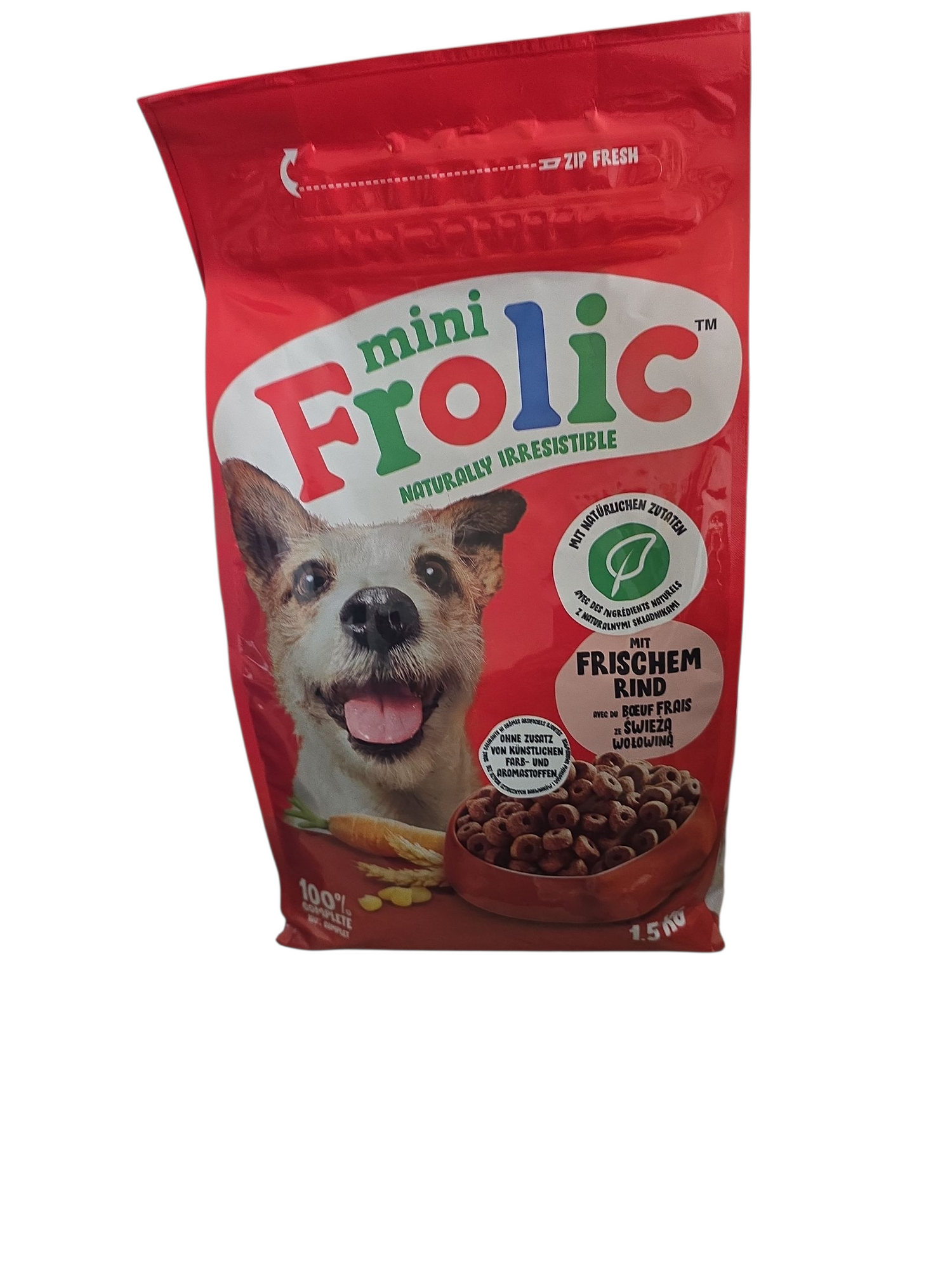 mini Frolic mit Frischem Rind 1,5 kg