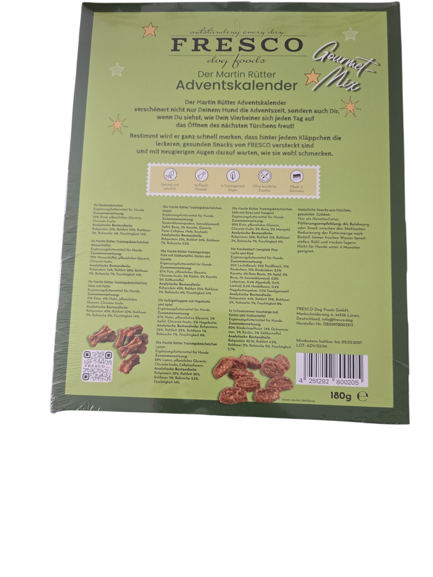 FRESCO Adventskalender Gourmet Mix 180 g