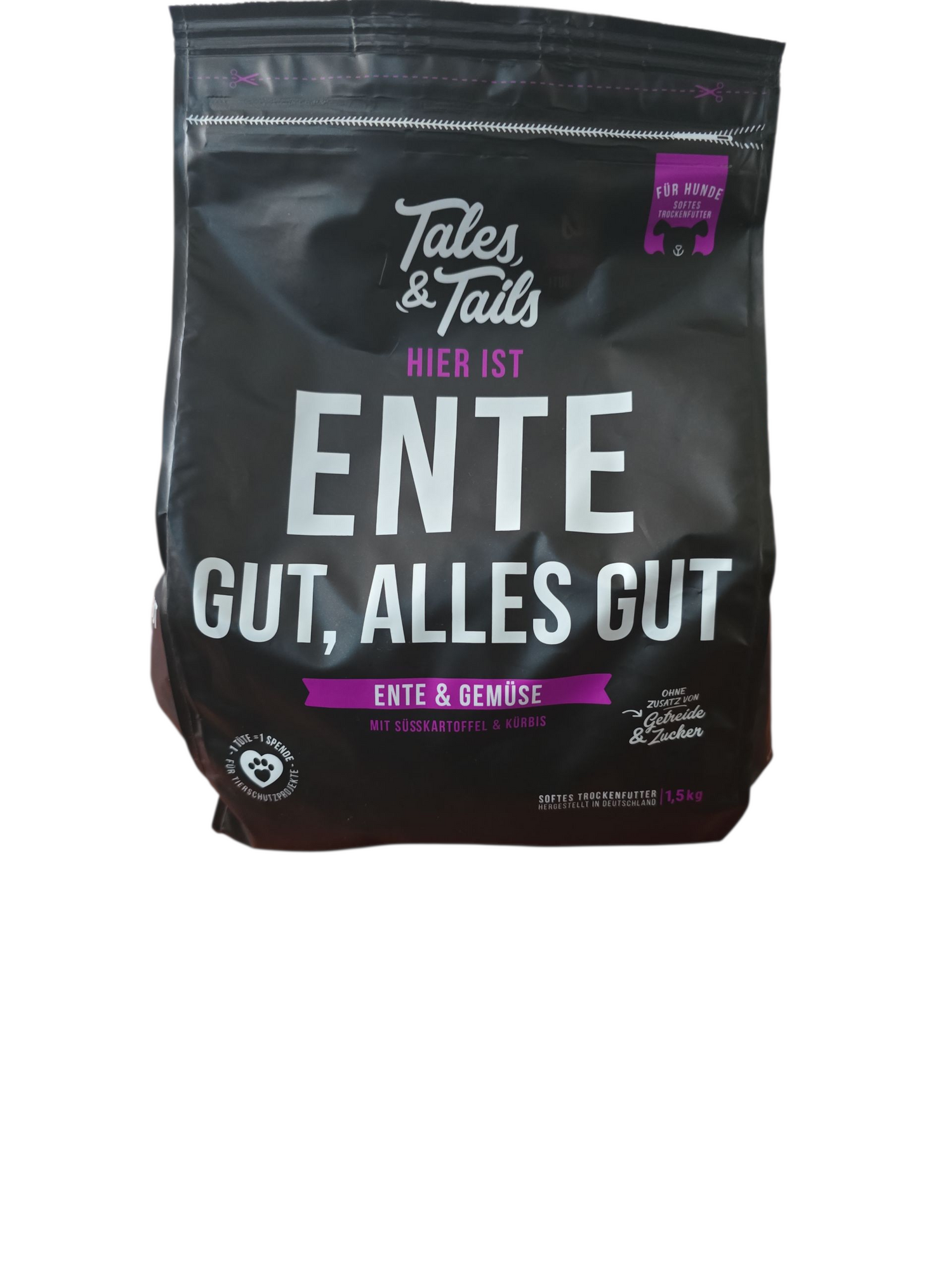 Tales & Tails Hier Ist Ente Gut Alles Gut Ente & Gemüse 1,5 Kg