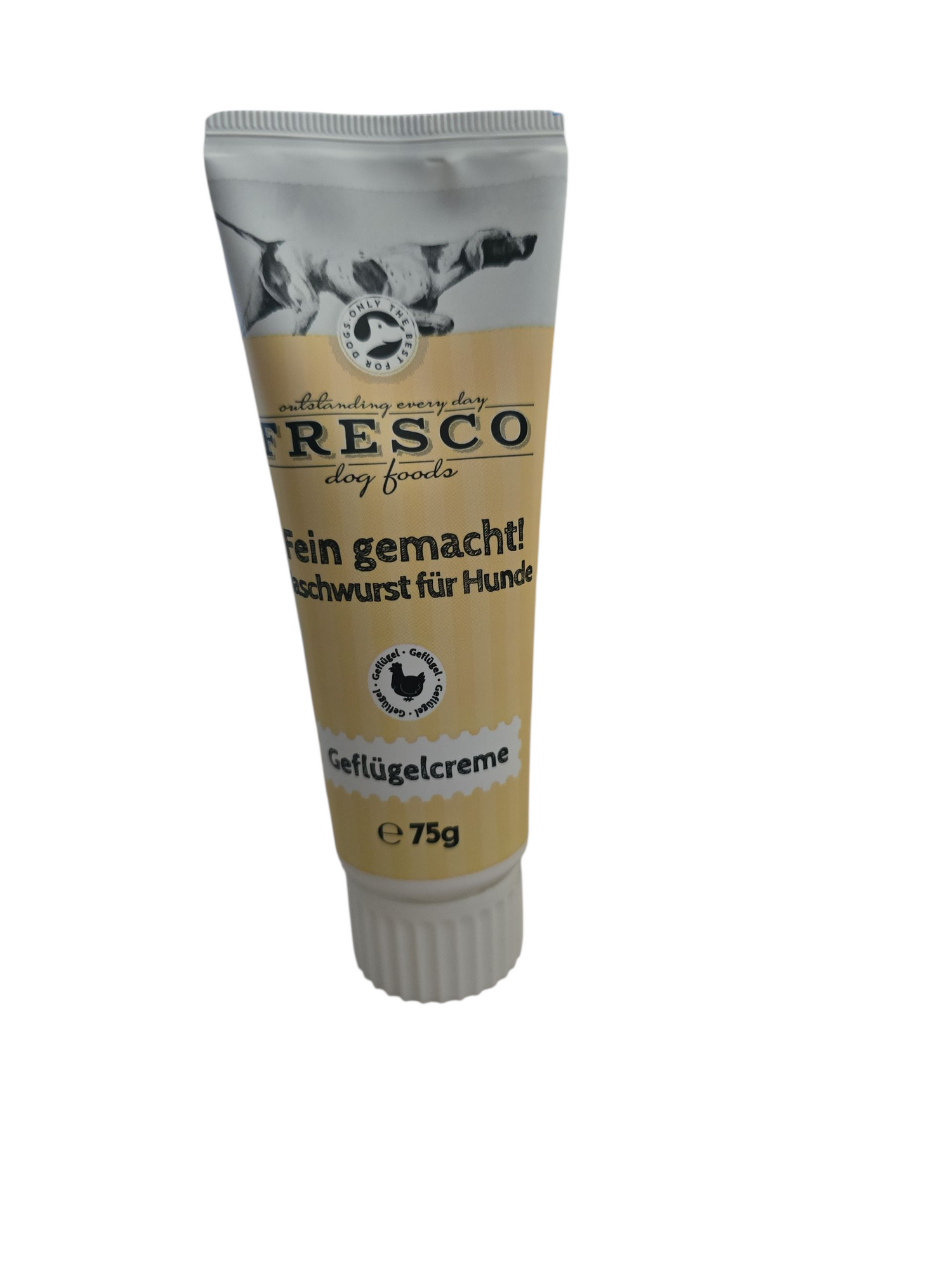 FRESCO Fein gemacht Naschwurst für Hunde Geflügelcreme 75 g