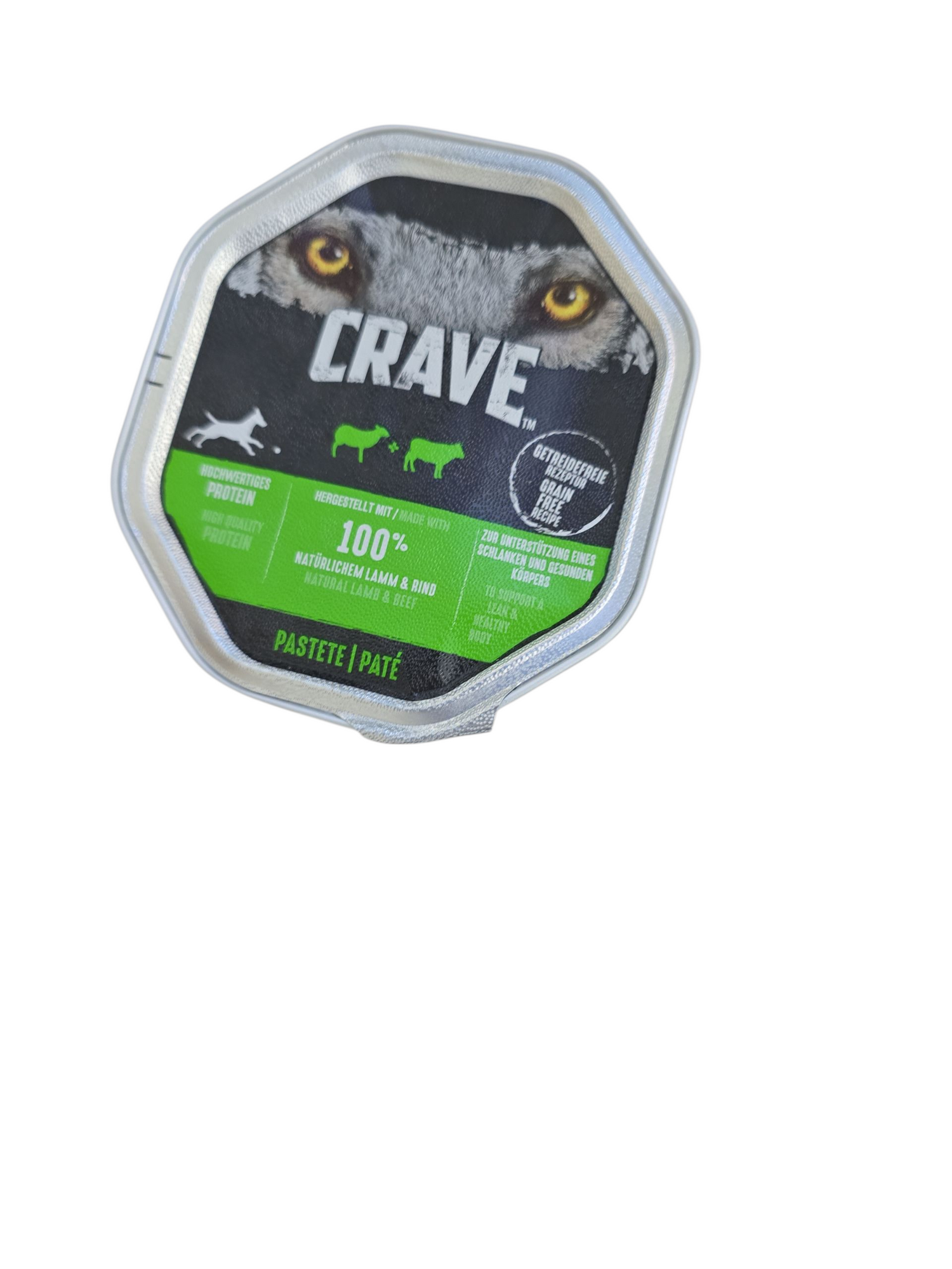 Crave Adult Pastete mit Lamm & Rind  150g Schale