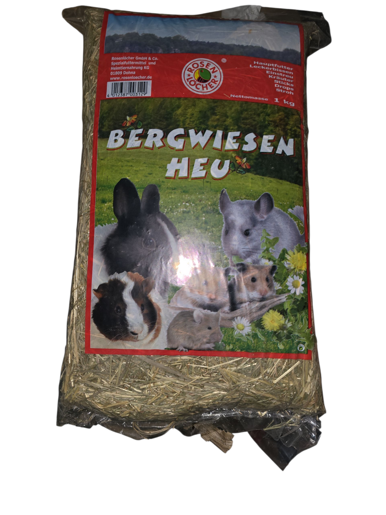 Rosen Löcher Bergwiesenheu 1kg
