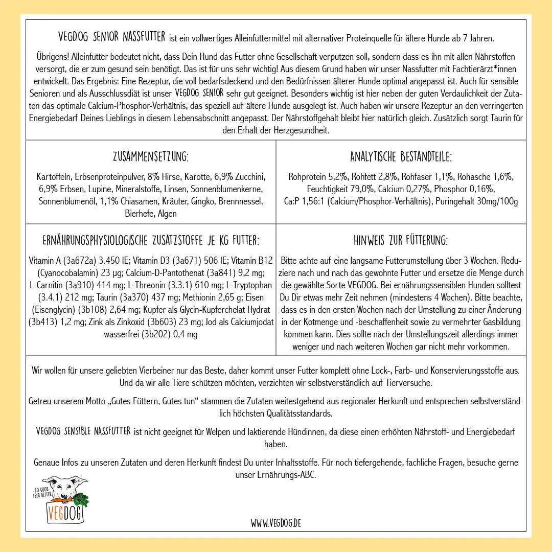 SENIOR Erbsen & Hirse kaufen bei shop_name - 