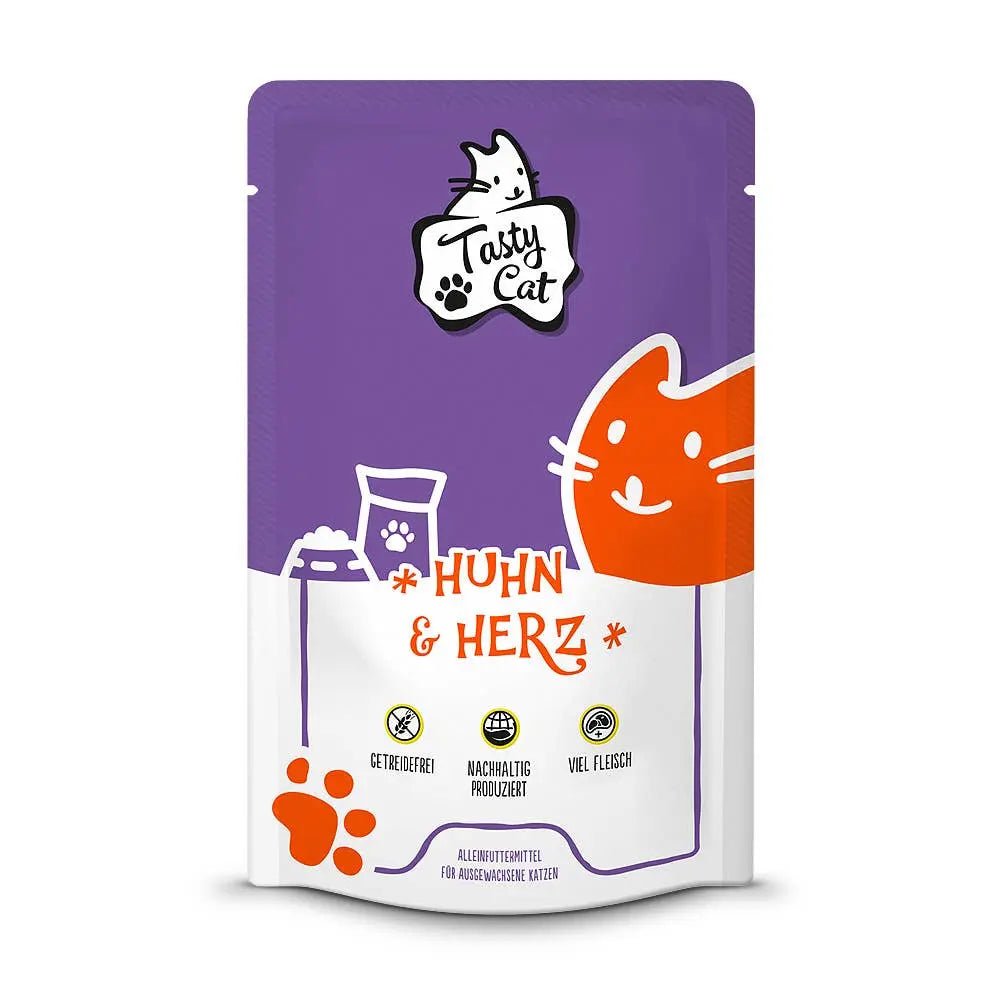 TastyCat Classic Huhn & Herz 125g. - Beutel kaufen bei shop_name - 
