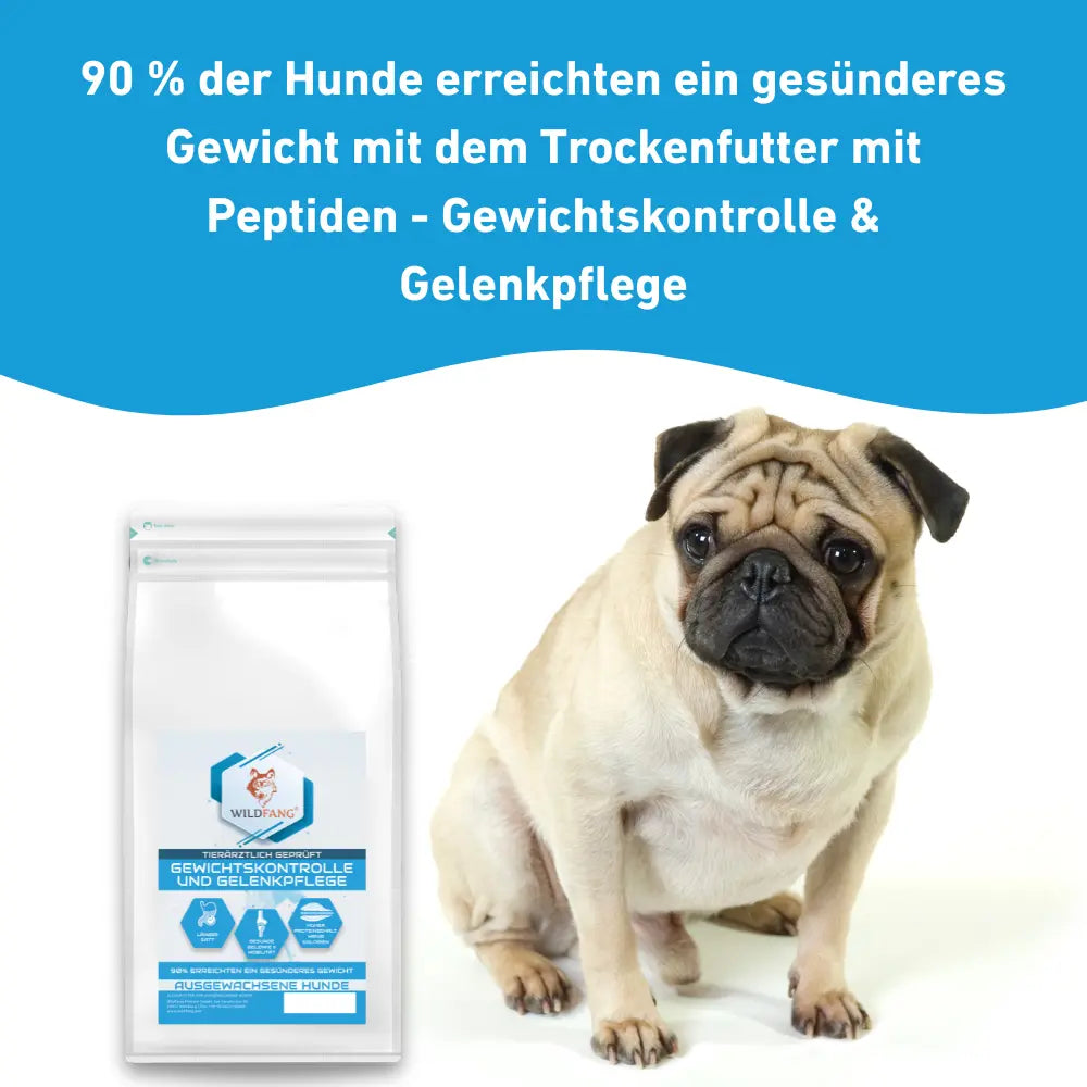 VetLine Trockenfutter mit Peptiden für Hunde - Gewichtskontrolle und Gelenkpflege kaufen bei shop_name - 