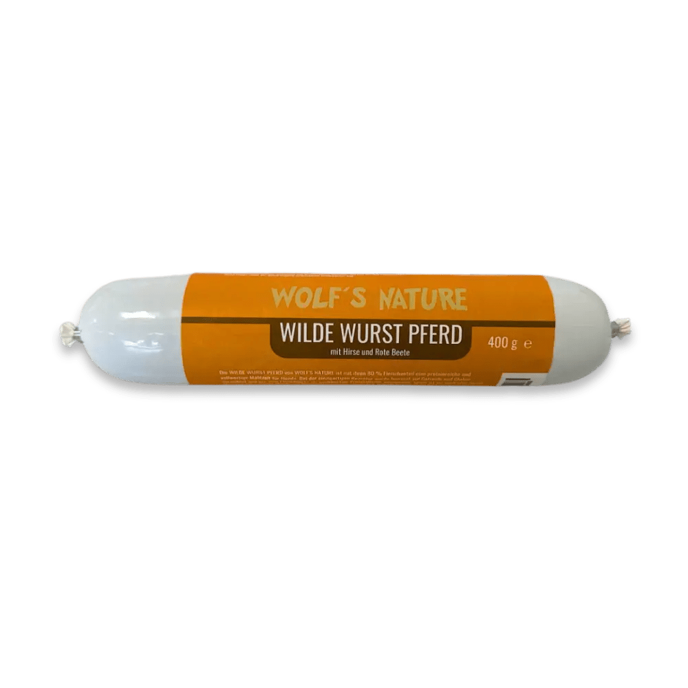 Wolf´s Nature ® Wilde Wurst Pferd 400g kaufen bei shop_name - 