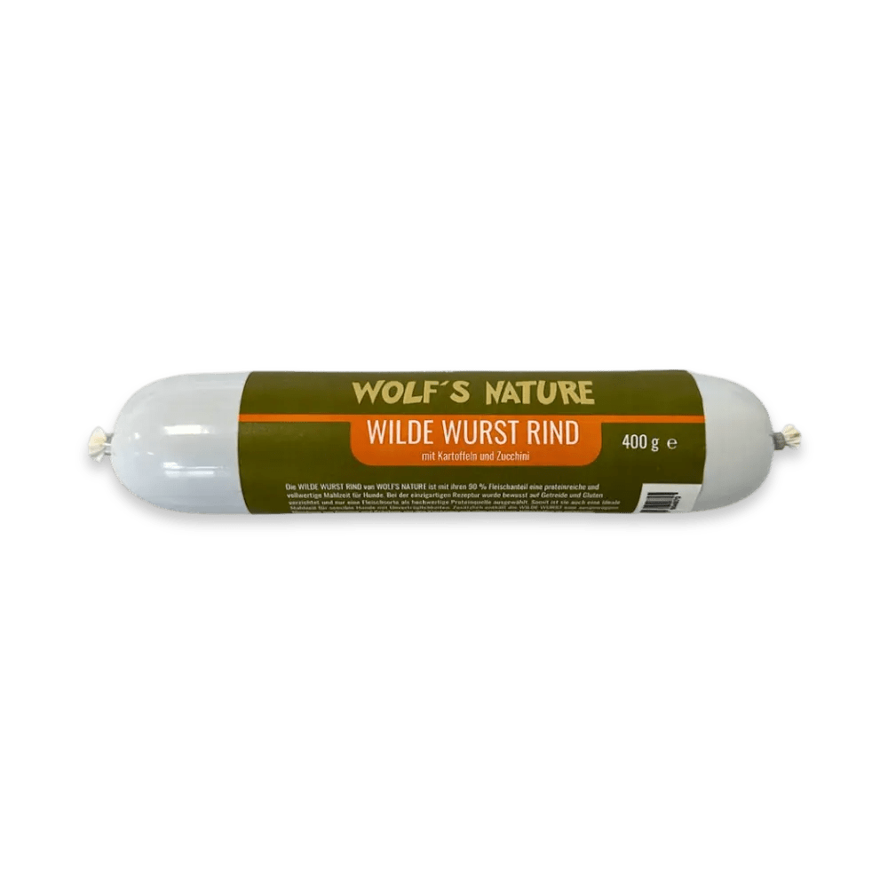 Wolf´s Nature ® Wilde Wurst Rind 400g kaufen bei shop_name - 