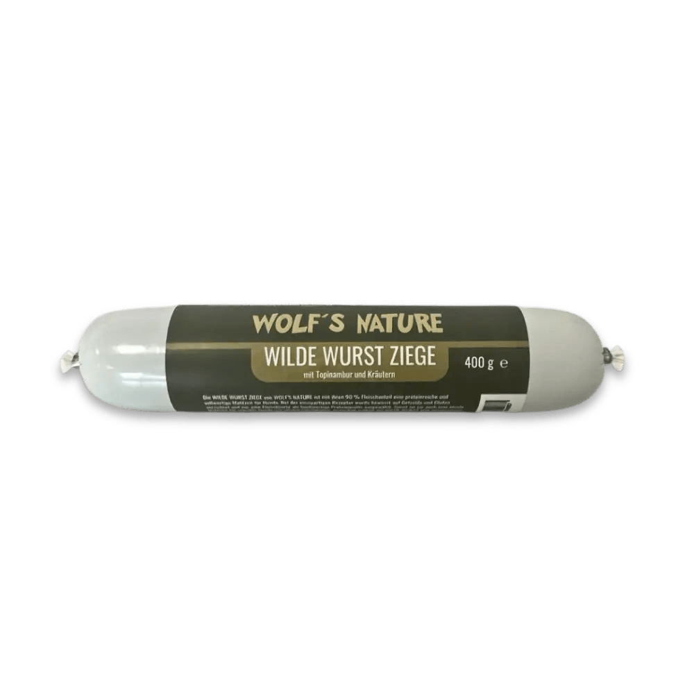 Wolf´s Nature ® Wilde Wurst Ziege 400g kaufen bei shop_name - 